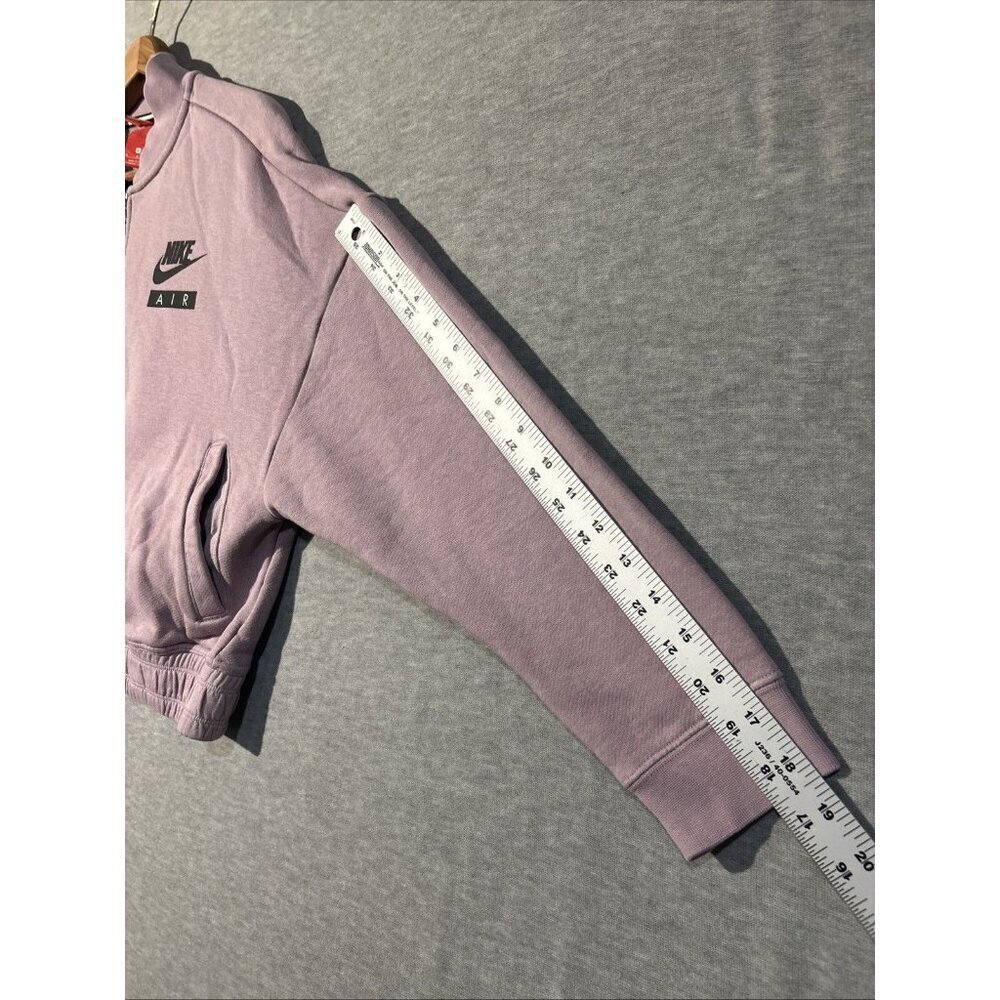 Nike Air Jacket Womens M Medium Pink Full Zip Double Sided Swoosh - Picture 4 of 7